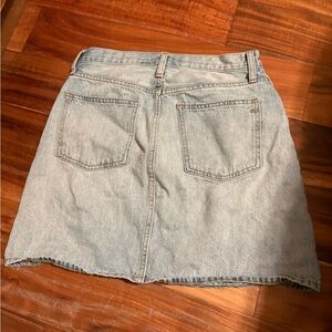 💙 Madewell Rigid Denim A-Line Skirt 💙 (0589)